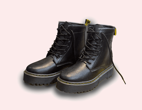 Genuine Black Leather Chelsea Ankle Boots