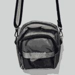 Gray Nike Shoulder Bag with Mesh Front