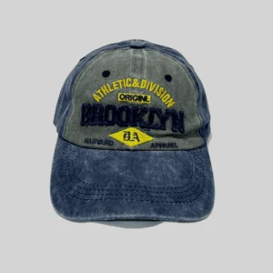 Two-Tone Baseball Cap – “Brooklyn Harvard Athletic” Edition
