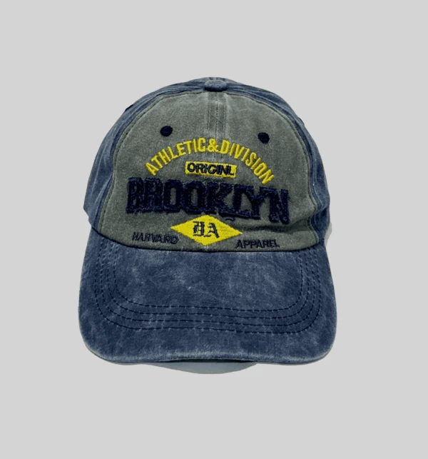 Two-Tone Baseball Cap – “Brooklyn Harvard Athletic” Edition