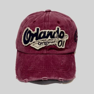 Red Baseball Cap – “Brooklyn Harvard Athletic” Edition