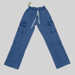 BIG Utility Denim Cargo Pants – Urban Blue Editio